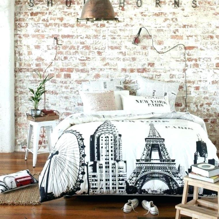 Wallpaper Dinding Kamar Tidur Gaya Ekspos - Shabby Chic White Brick Wall - HD Wallpaper 