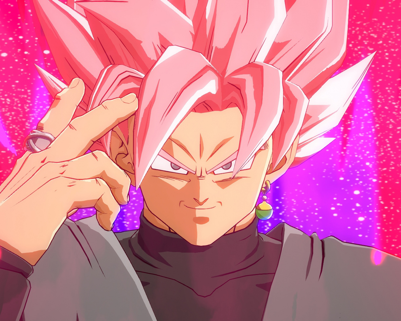 Artwork, Black Goku, Dragon Ball Super, Wallpaper - Dragon Ball Z Fighterz Goku Black - HD Wallpaper 