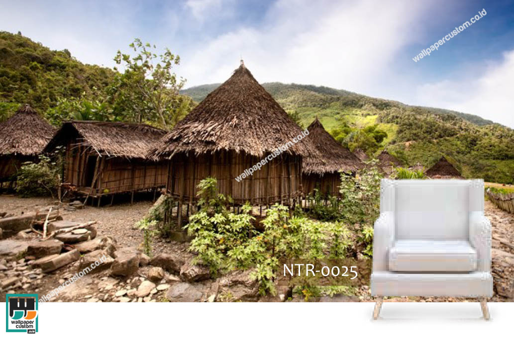 Jual Wallpaper Dinding 3d Murah - Rural Papua New Guinea - HD Wallpaper 