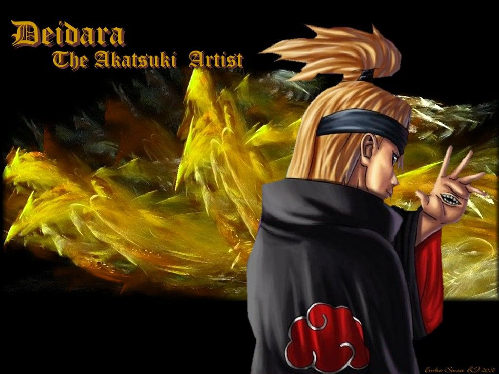 Deidara Akatsuki - Deidara Akatsuki Wallpaper Hd - HD Wallpaper 