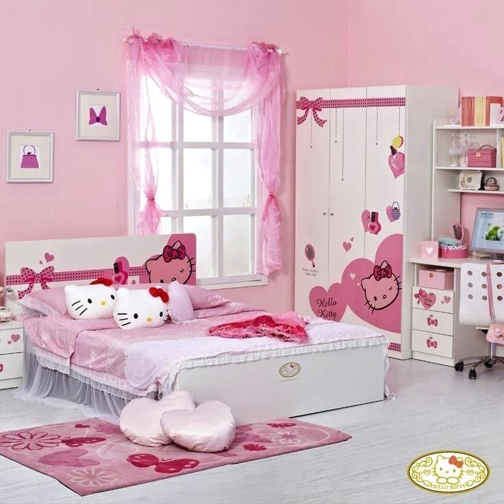 Girly Wallpaper For Bedroom Girly Wallpapers For Bedrooms - Hello Kitty Bedroom Design - HD Wallpaper 
