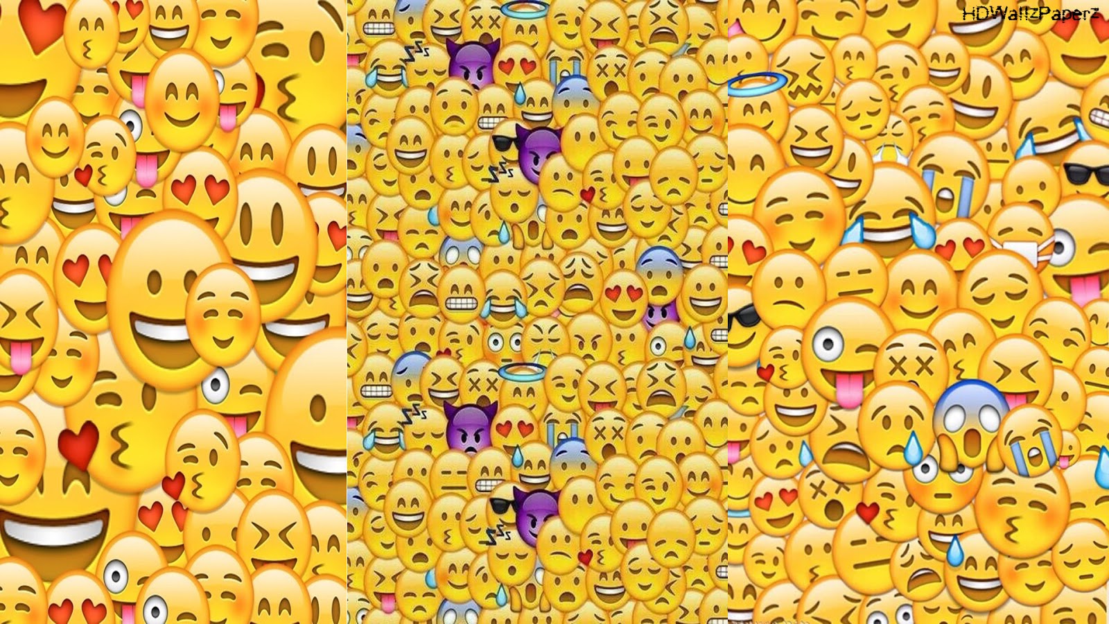 Emoji Faces Wallpapers In Hd Wallpaper - Papel De Parede De Emojis - HD Wallpaper 