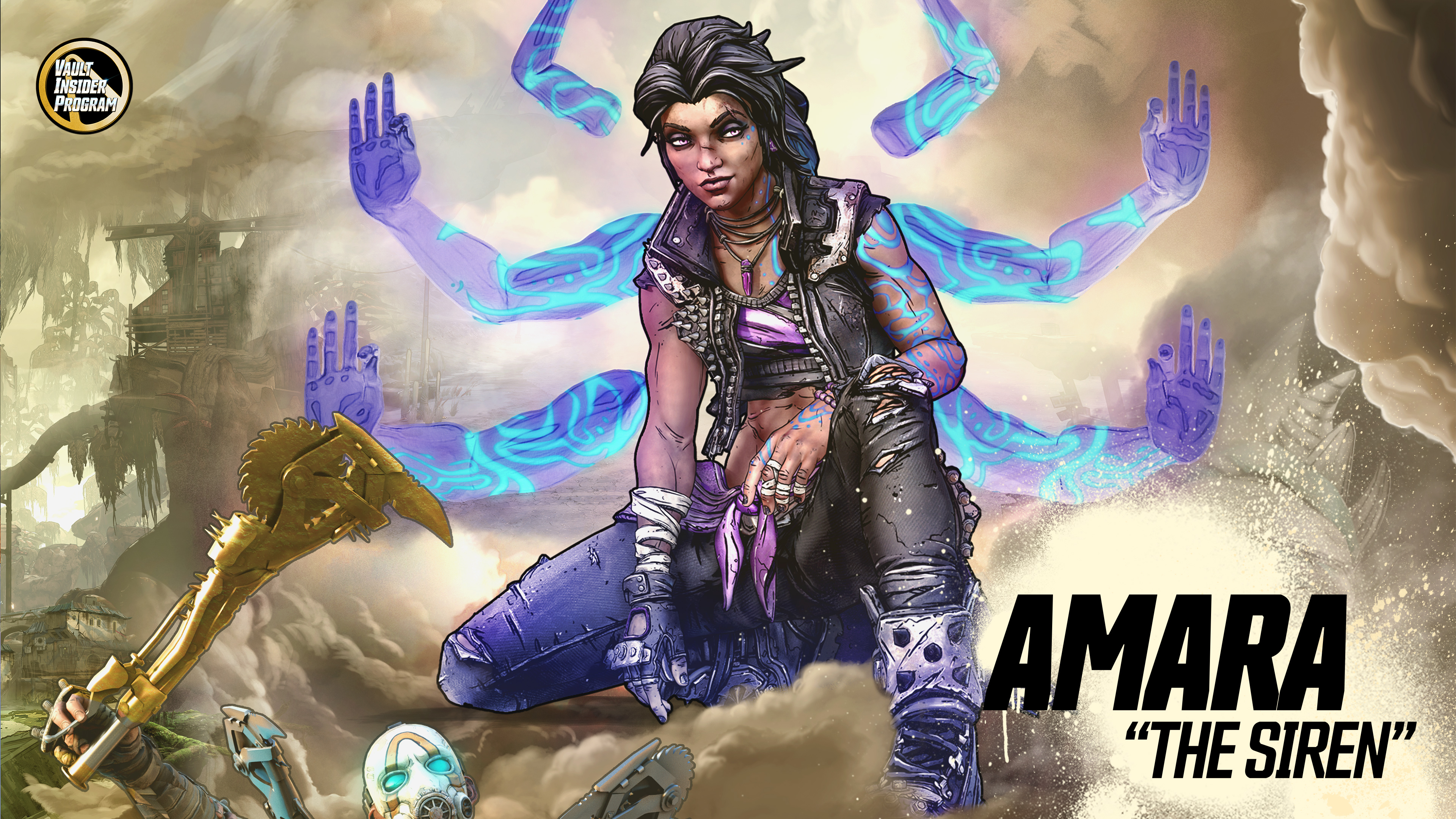 Wallpaper Of Amara, Borderlands, Borderlands 3, Video - Amara Borderlands 3 Art - HD Wallpaper 