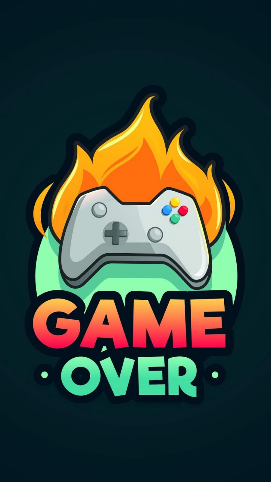 Game Over Wallpaper Iphone X - HD Wallpaper 