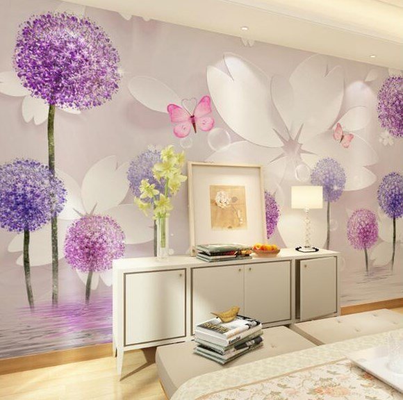 Green Bedroom With Striped - HD Wallpaper 