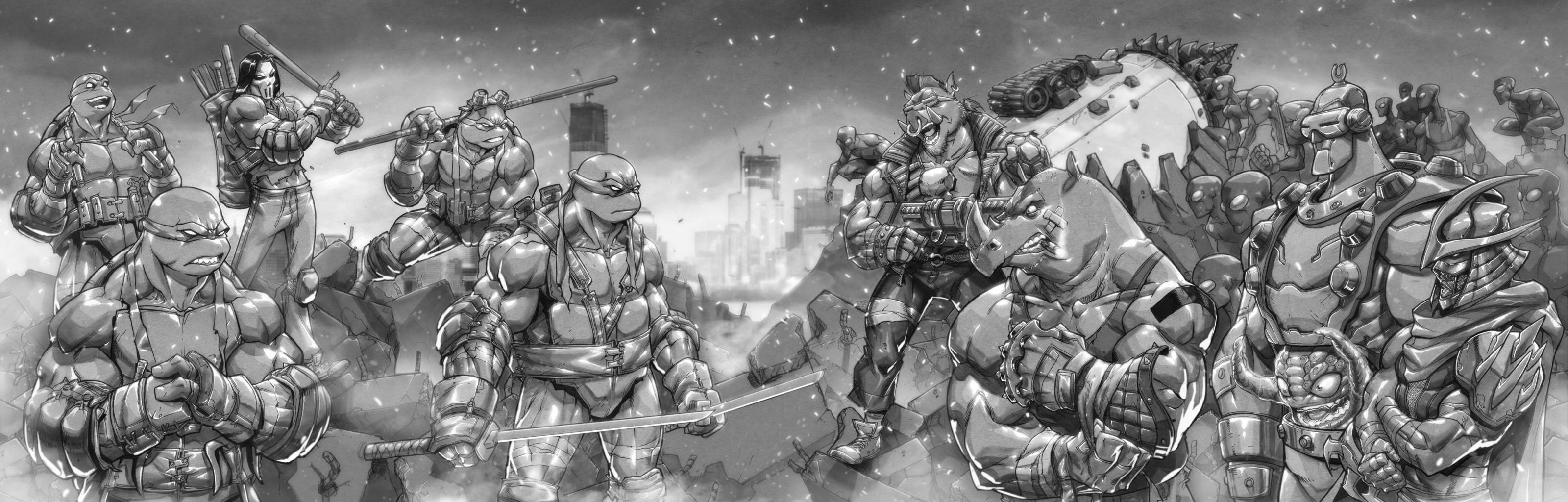 Awesome Teenage Mutant Ninja Turtles Free Wallpaper - Casey Jones Eddy Nunez - HD Wallpaper 