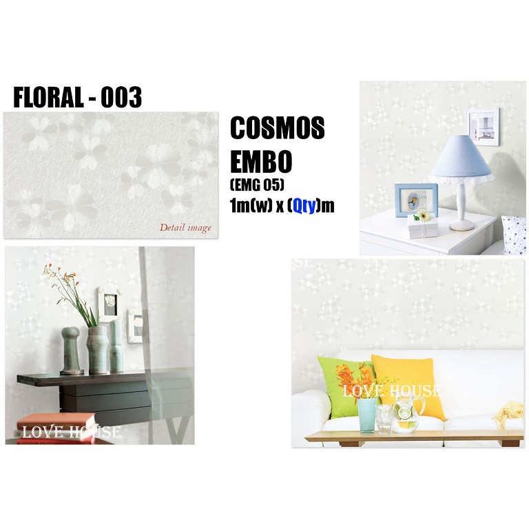 Floral Patterns And Design Self-adhesive Wallpaper - Living Room - HD Wallpaper 