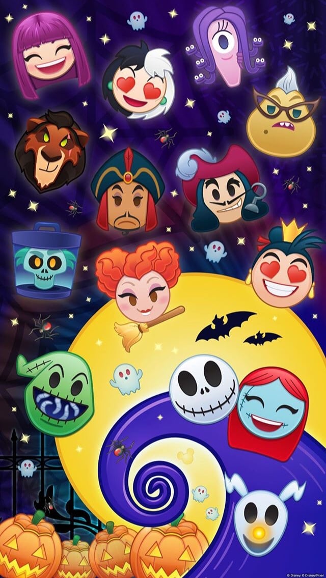 Disney Emoji Blitz Halloween - HD Wallpaper 