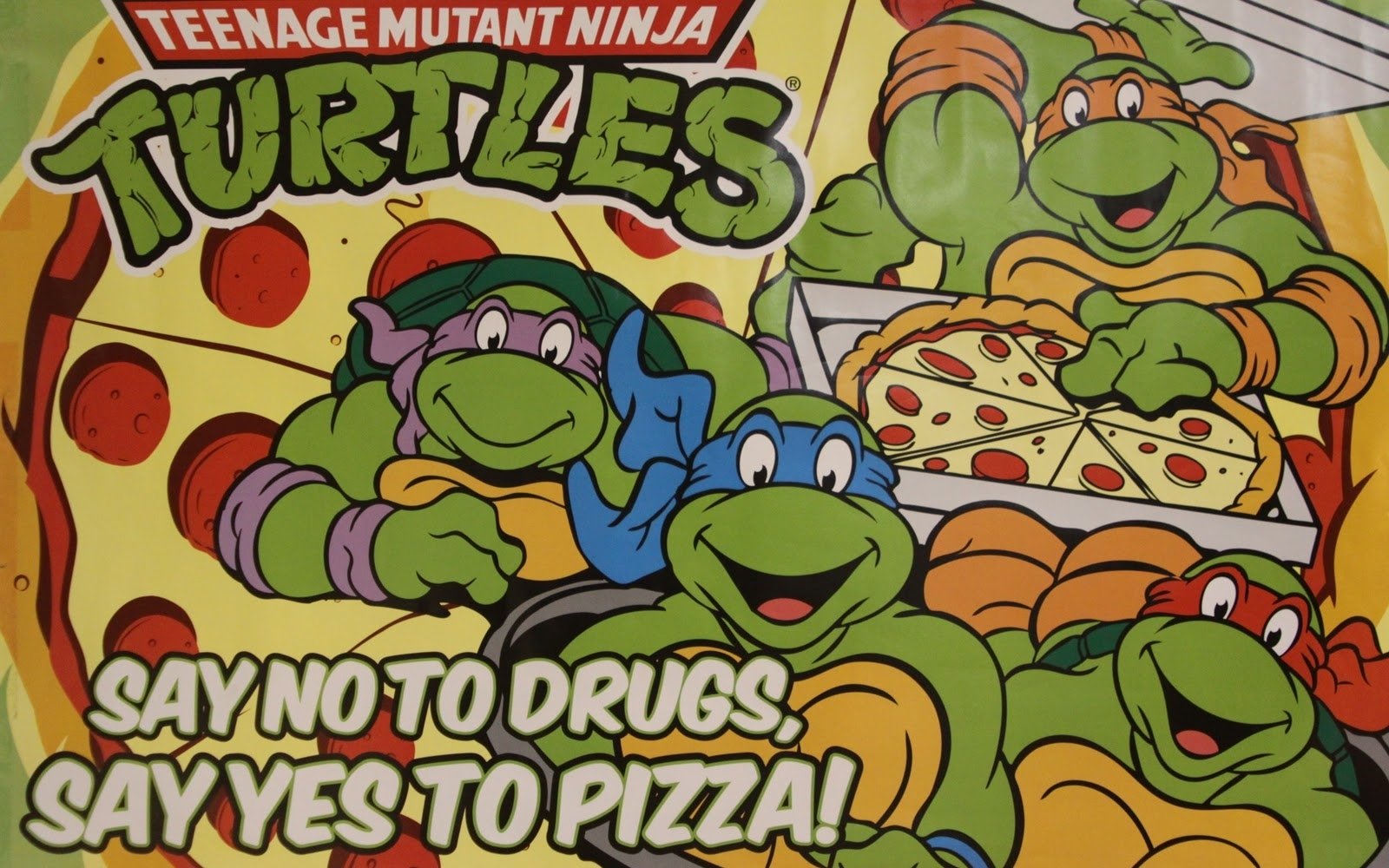 Teenage Mutant Ninja Turtles Pizza - HD Wallpaper 
