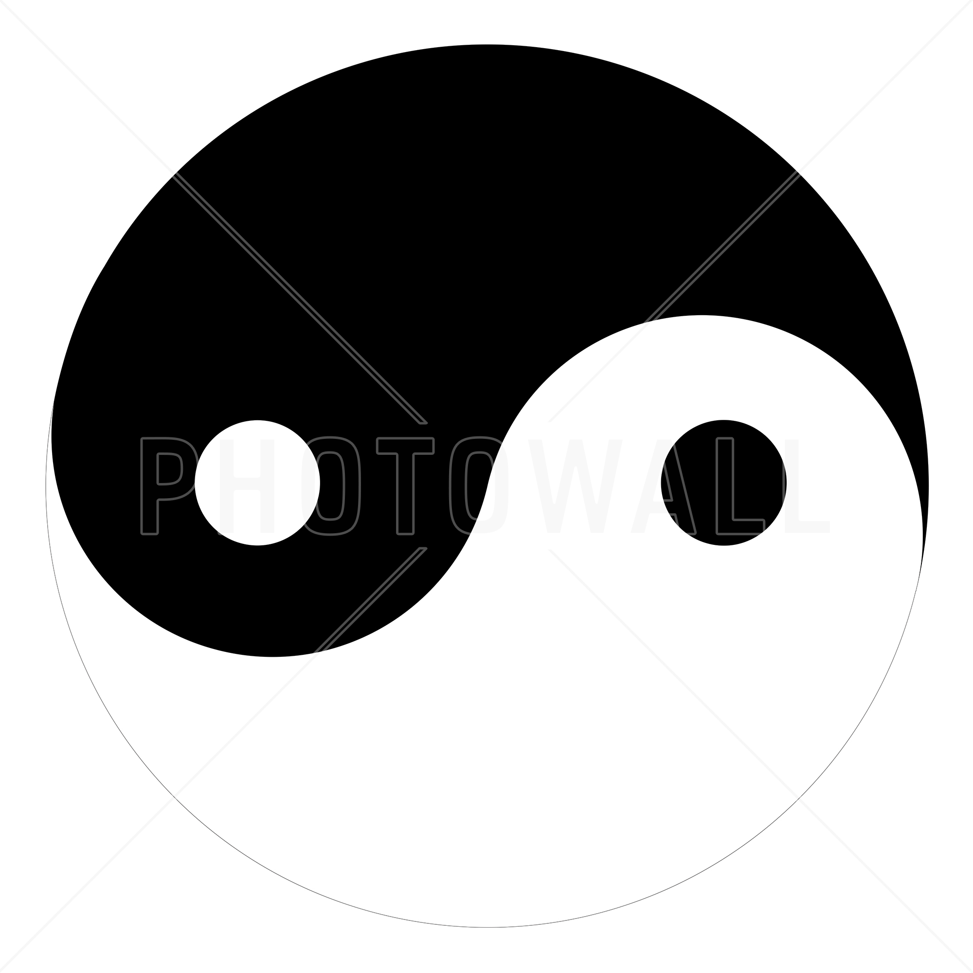 Yin-yang - Wallpaper - Bedroom - Yin Yang - HD Wallpaper 