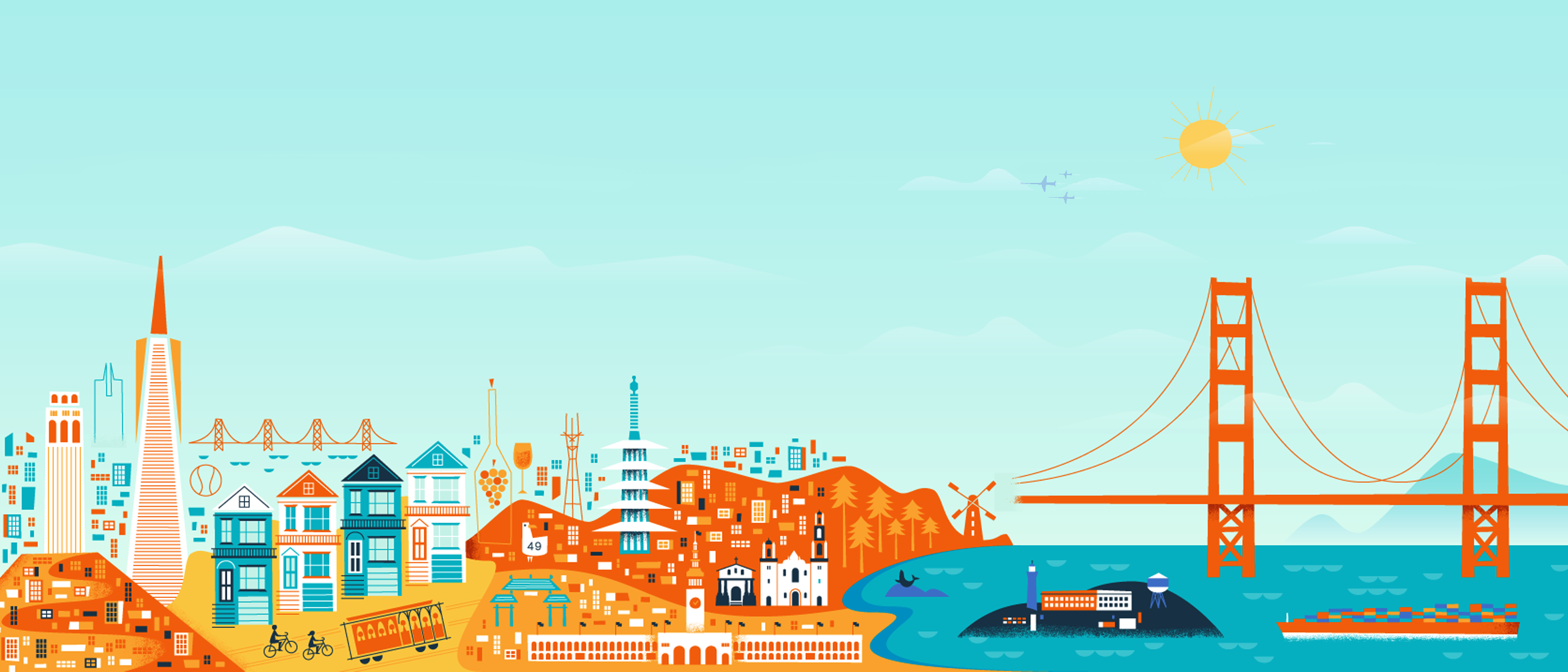 Images] 44 Google Now Backgrounds Available In High - Google Now San Francisco - HD Wallpaper 