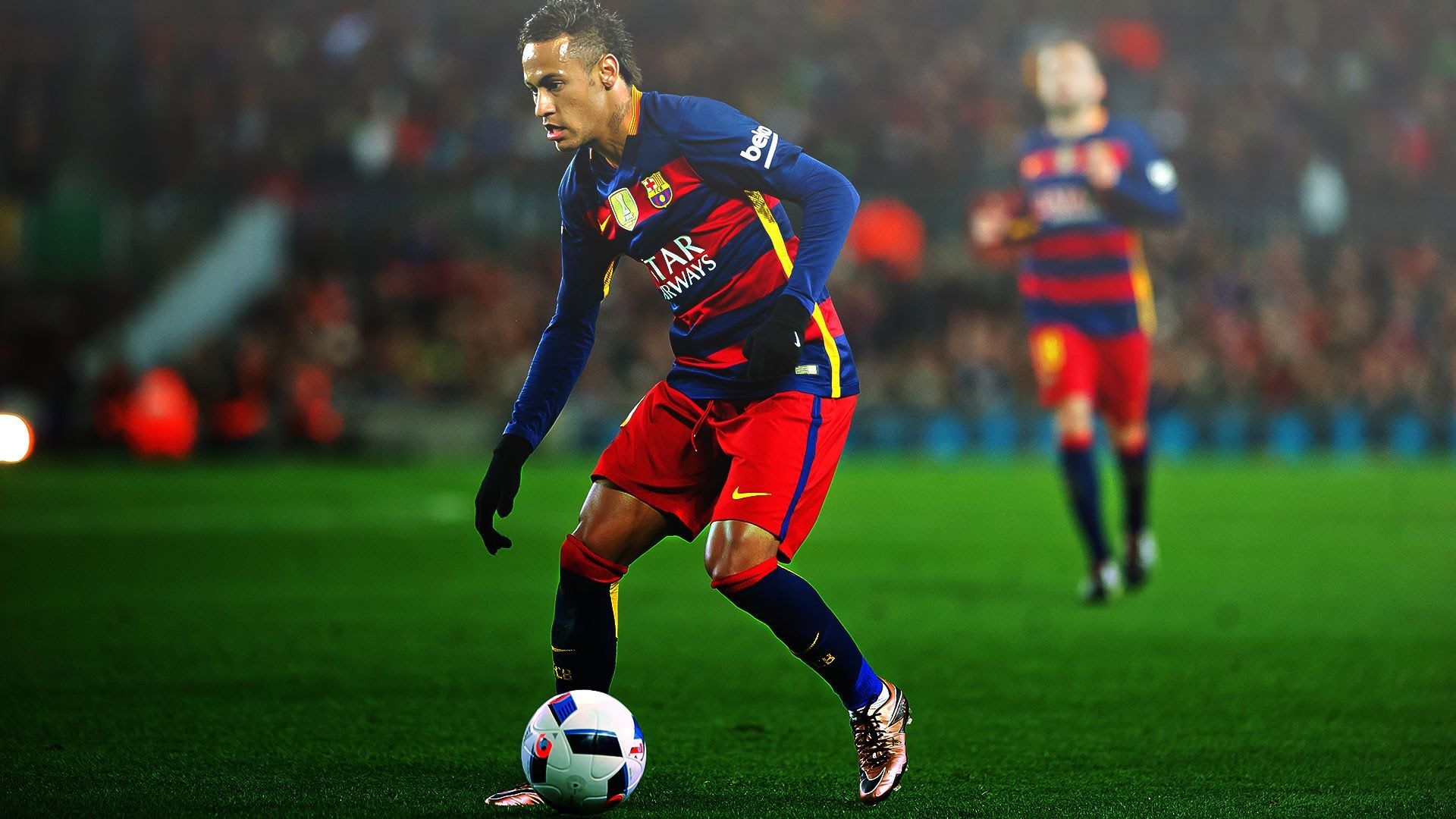 Football Soccer Player Free Hd Ball With Run Mobile - Neymar Hd - HD Wallpaper 