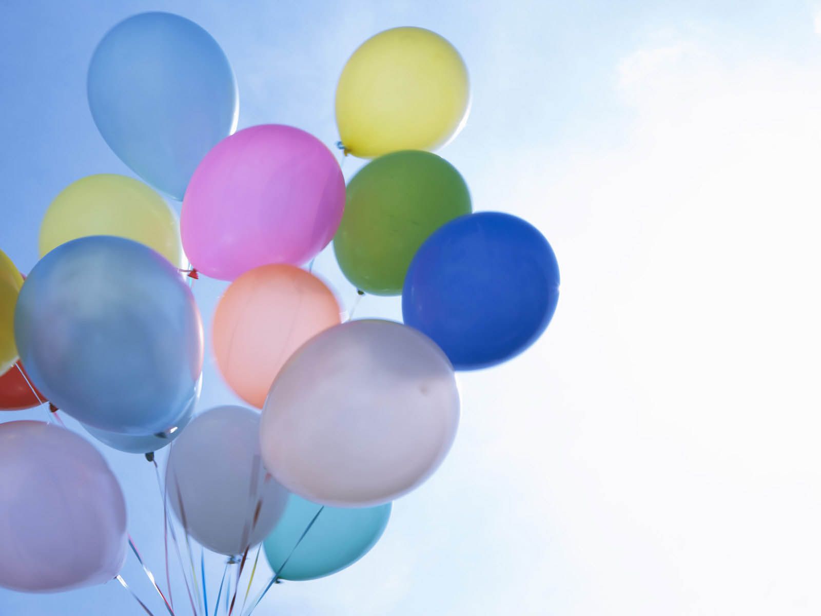 Wallpaper Cantik - Balloons Ppt Background - HD Wallpaper 