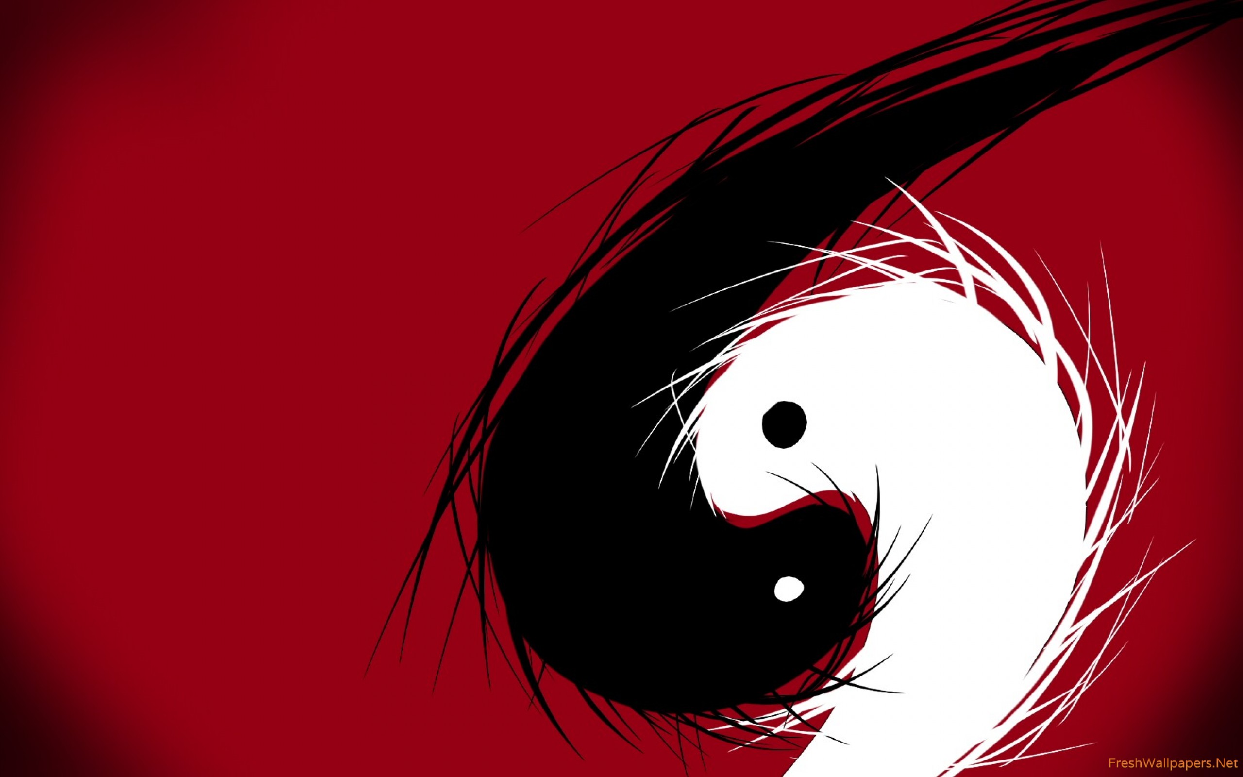 Yin Yang Wallpaper Hd - HD Wallpaper 