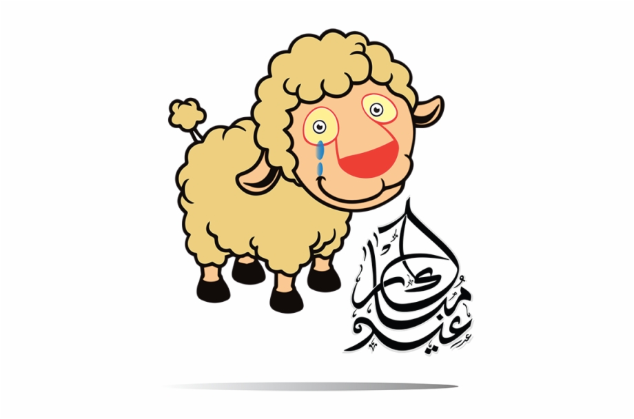 Drawing Sheep Cartoon Eid Mubarak Wallpaper Hd - Eid Mubarak In Cartoons - HD Wallpaper 