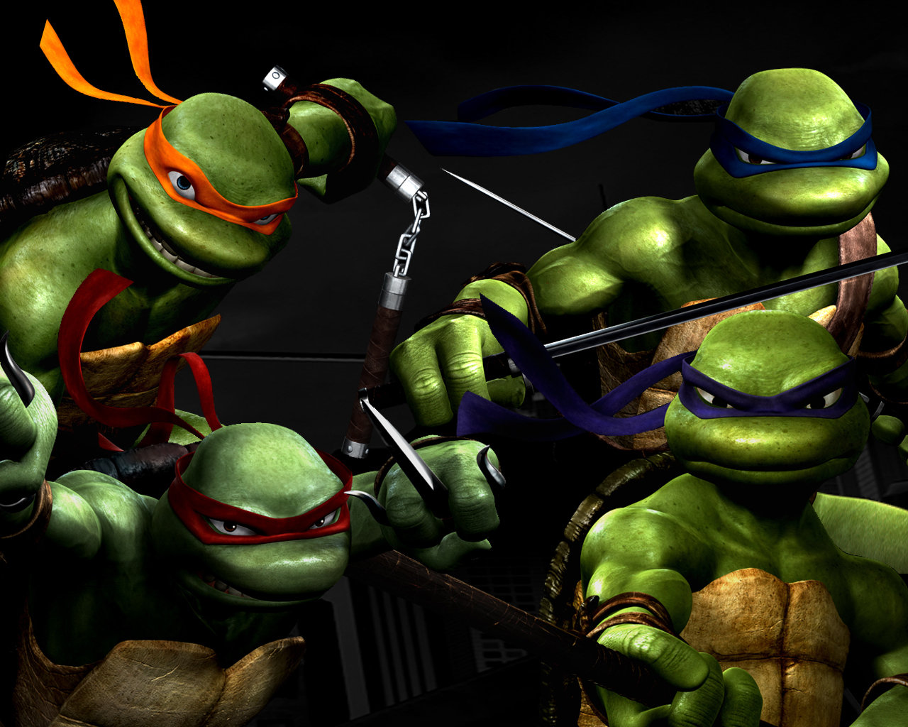 Download Hd Teenage Mutant Ninja Turtles Pc Wallpaper - Teenage Mutant Ninja Turtles 1960 - HD Wallpaper 