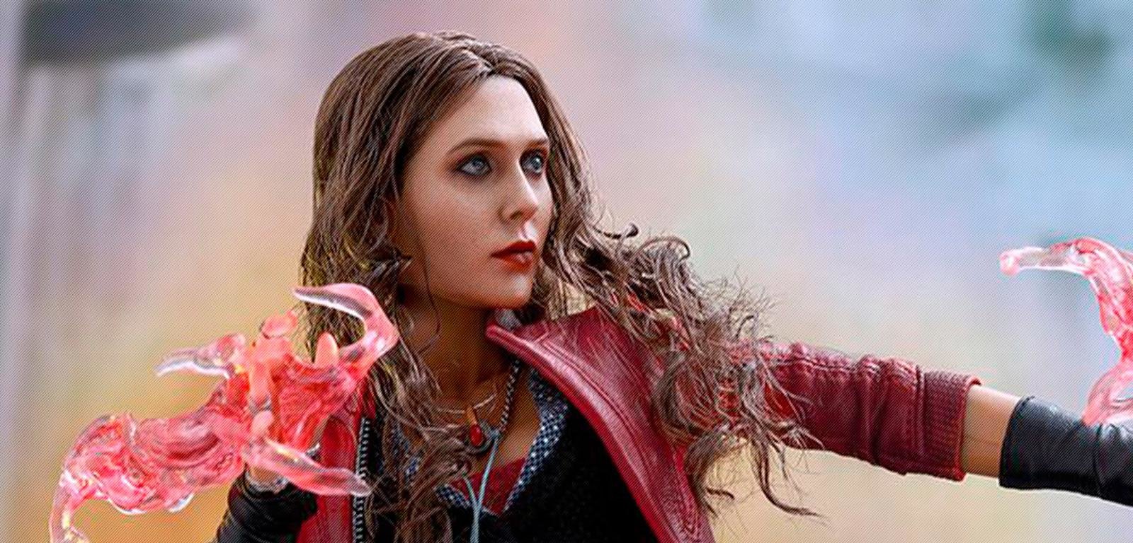 Download Hd Elizabeth Olsen Desktop Wallpaper Id - Bruja Escarlata Los Vengadores - HD Wallpaper 