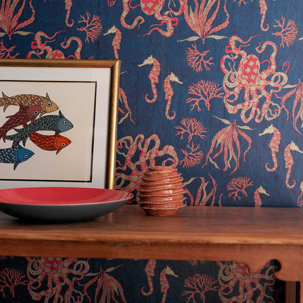 Nilaya Wallpaper Designs - Designer Ocean - HD Wallpaper 