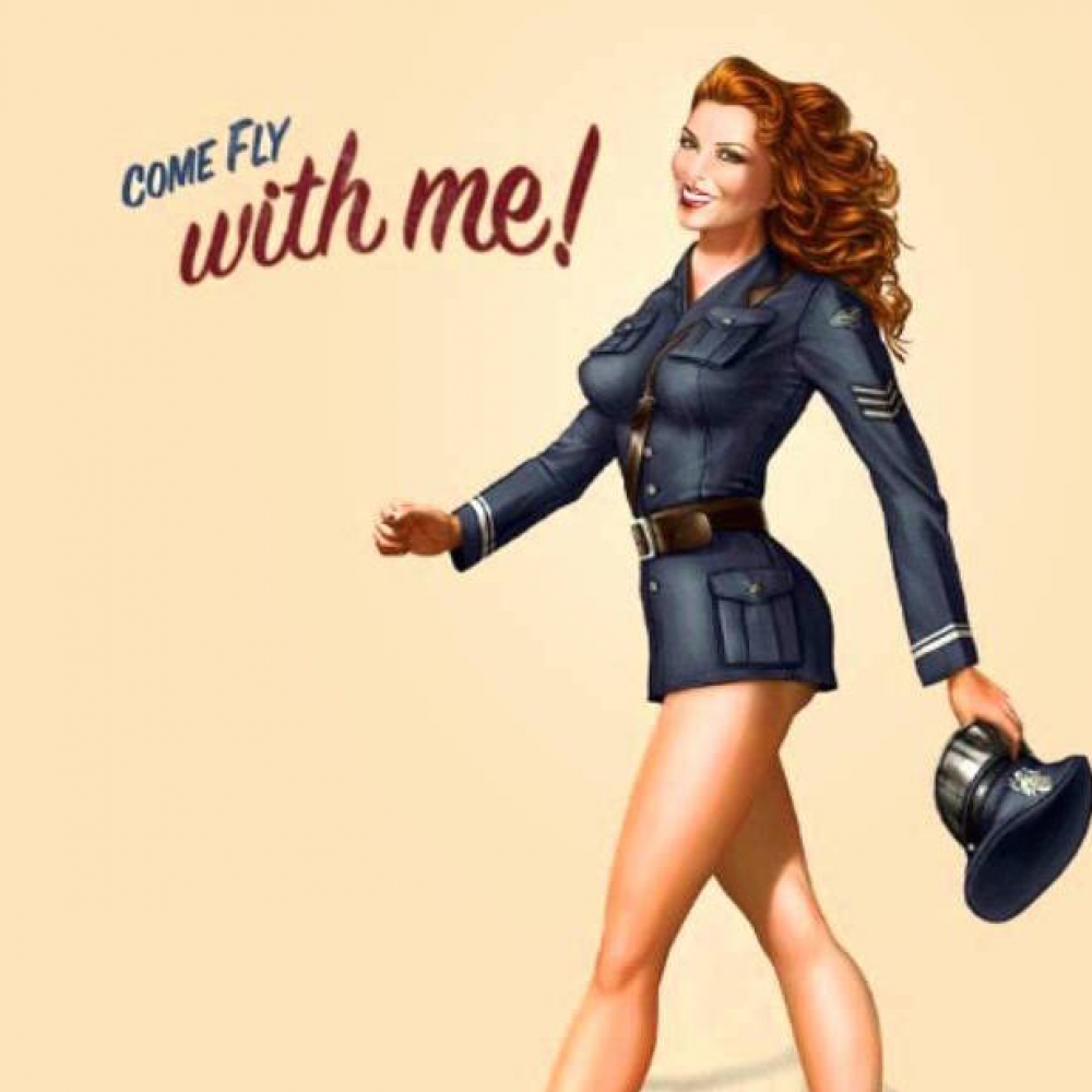 World War 2 Pin Up - HD Wallpaper 