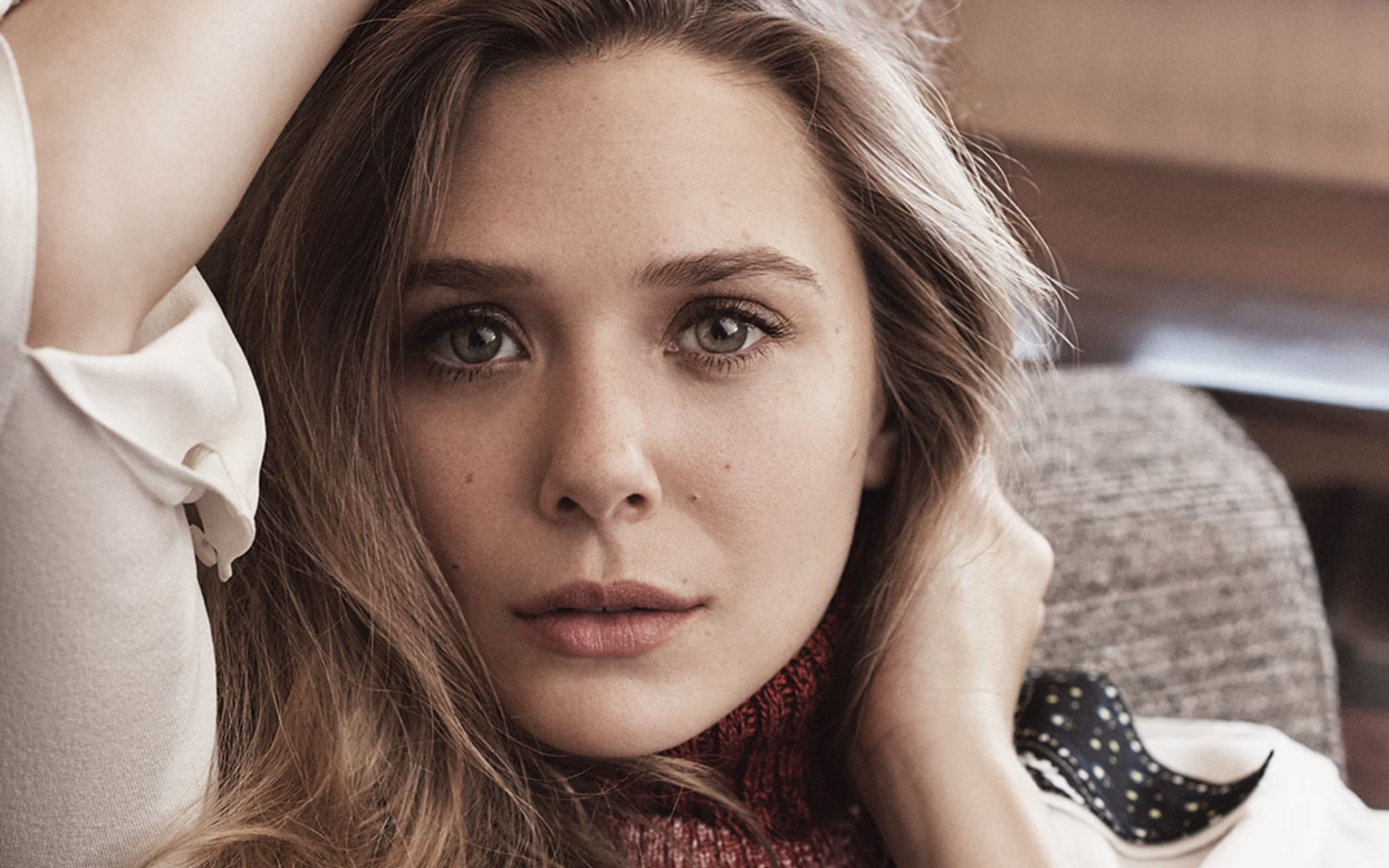 Elizabeth Olsen, 4k, Portrait, American Actress, Beautiful - Elizabeth Olsen Photoshoot 2017 - HD Wallpaper 