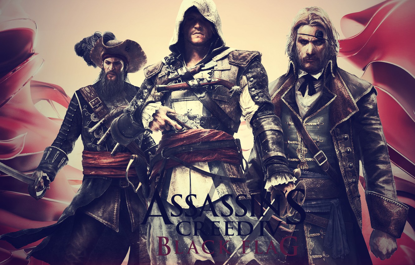 Photo Wallpaper Assassin S Creed, Black Flag, Edward - Soldier - HD Wallpaper 