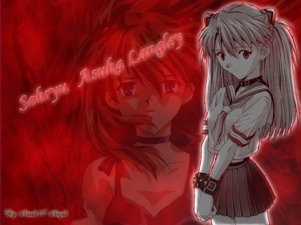 Yoshiyuki Sadamoto, Neon Genesis Evangelion, Asuka - Anime - HD Wallpaper 