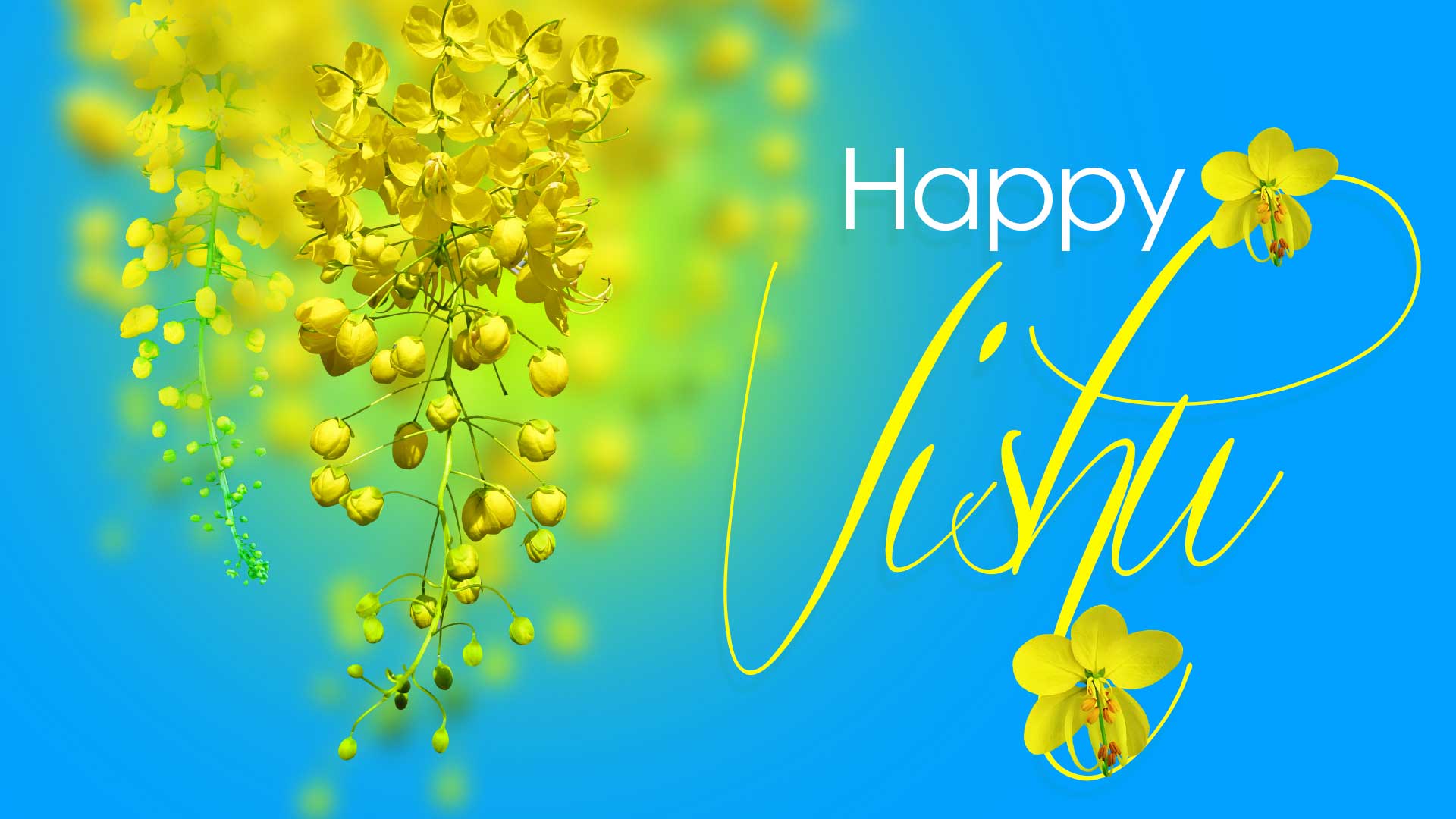 Vishu Greetings - HD Wallpaper 