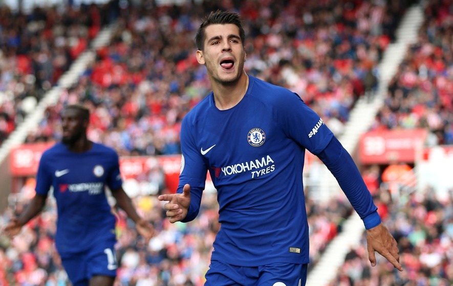 Alvaro Morata Wallpaper-reaction - Alvaro Morata Vs Atletico Madrid - HD Wallpaper 