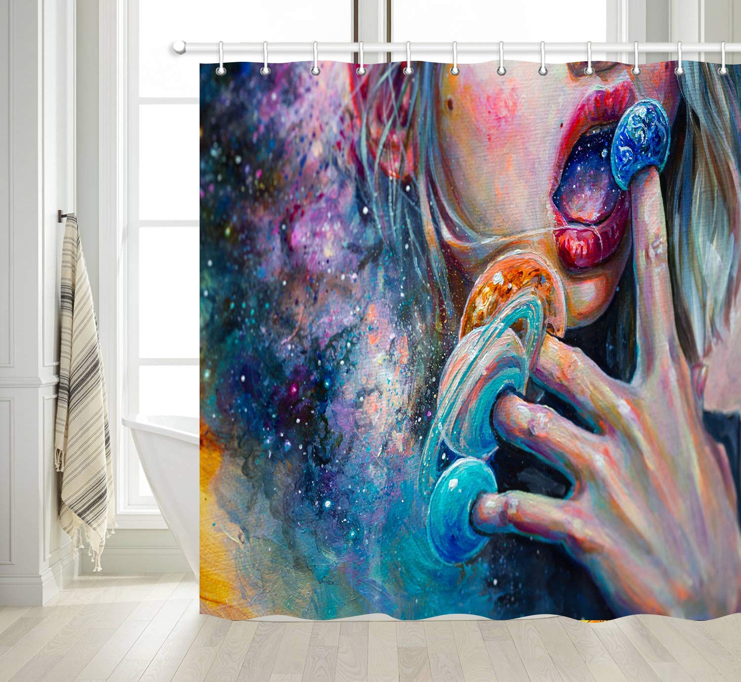 Galaxy Art Paint Sexy - HD Wallpaper 