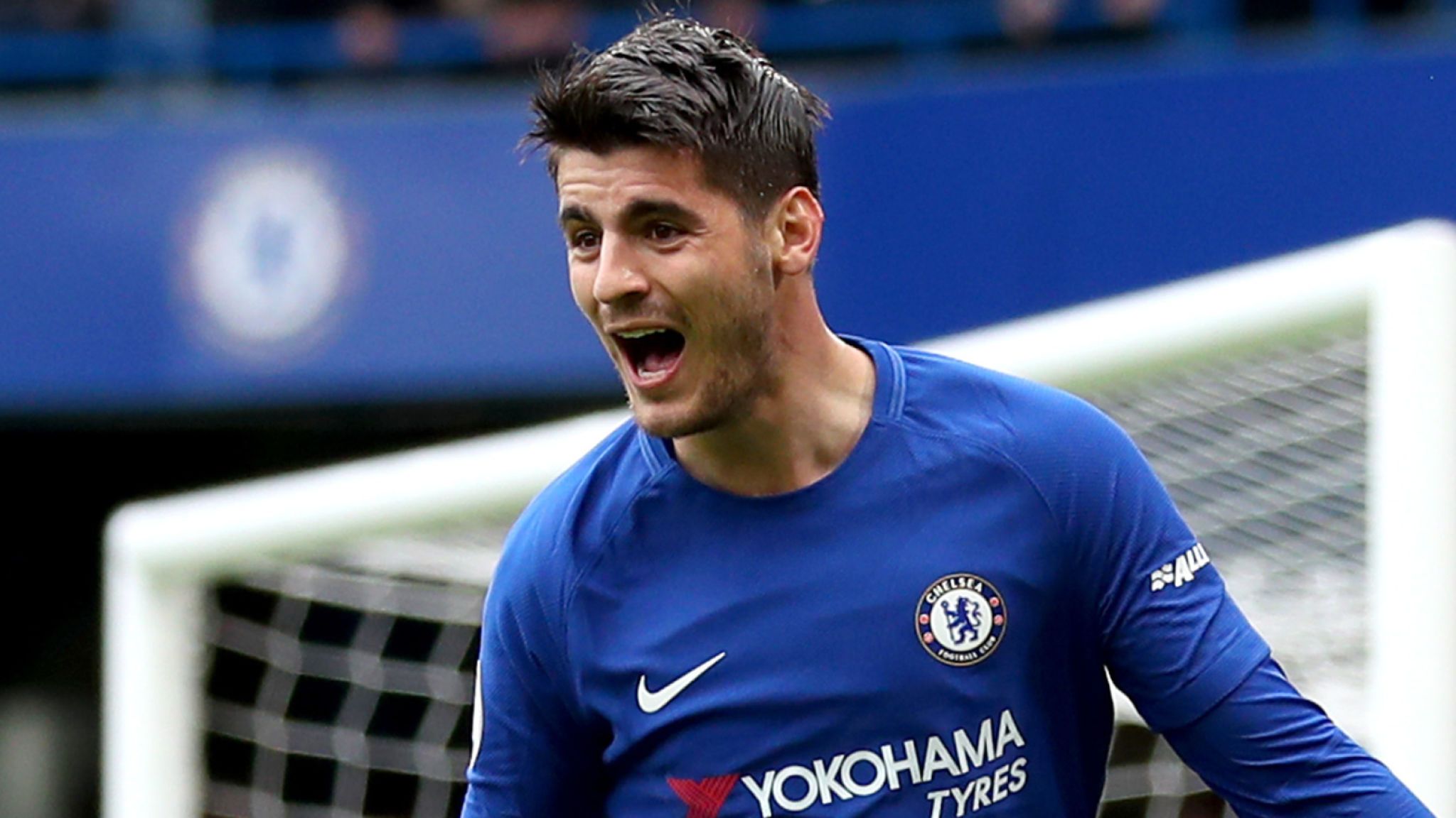 Alvaro Morata Joined Chelsea Last Summer From Real - Alvaro Morata - HD Wallpaper 