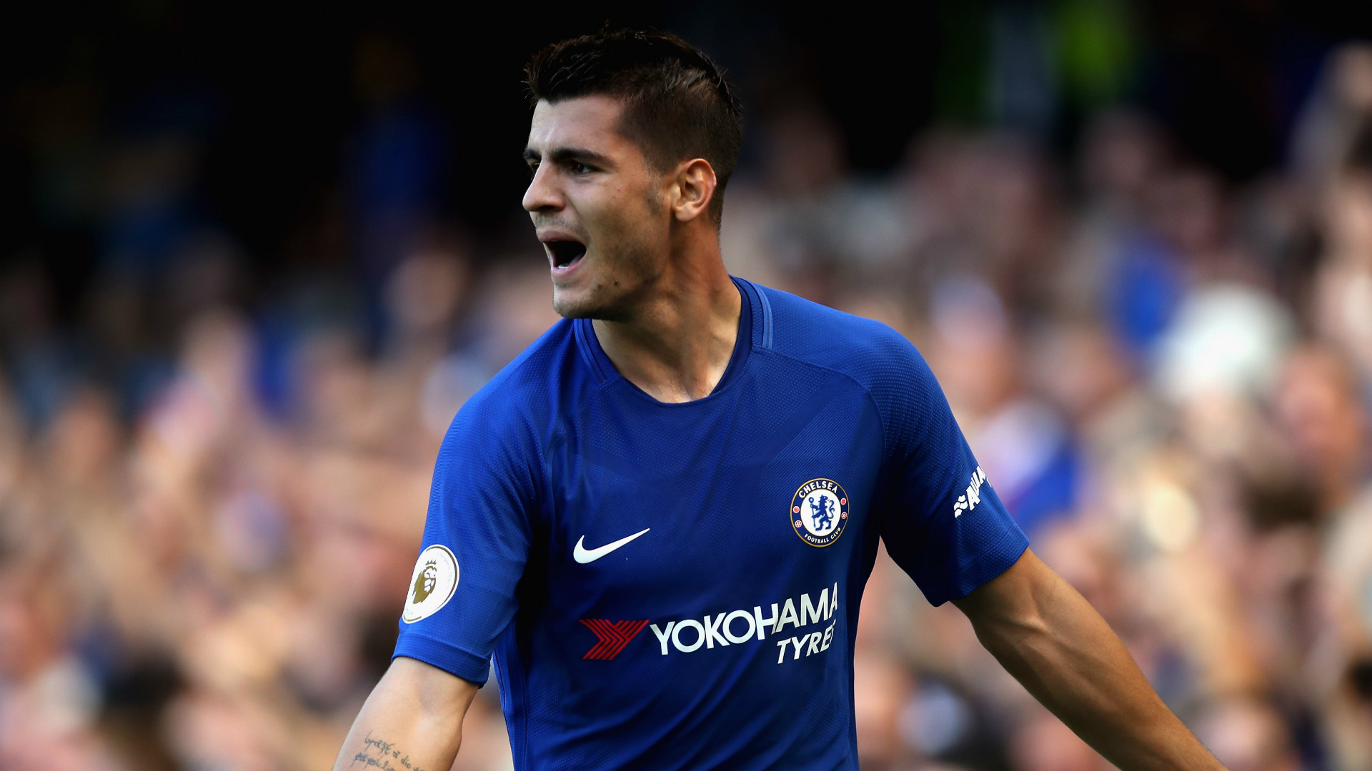 Alvaro Morata Chelsea 
 Data-src /w/full/f/5/1/137922 - Morata Chelsea Vs Man United - HD Wallpaper 