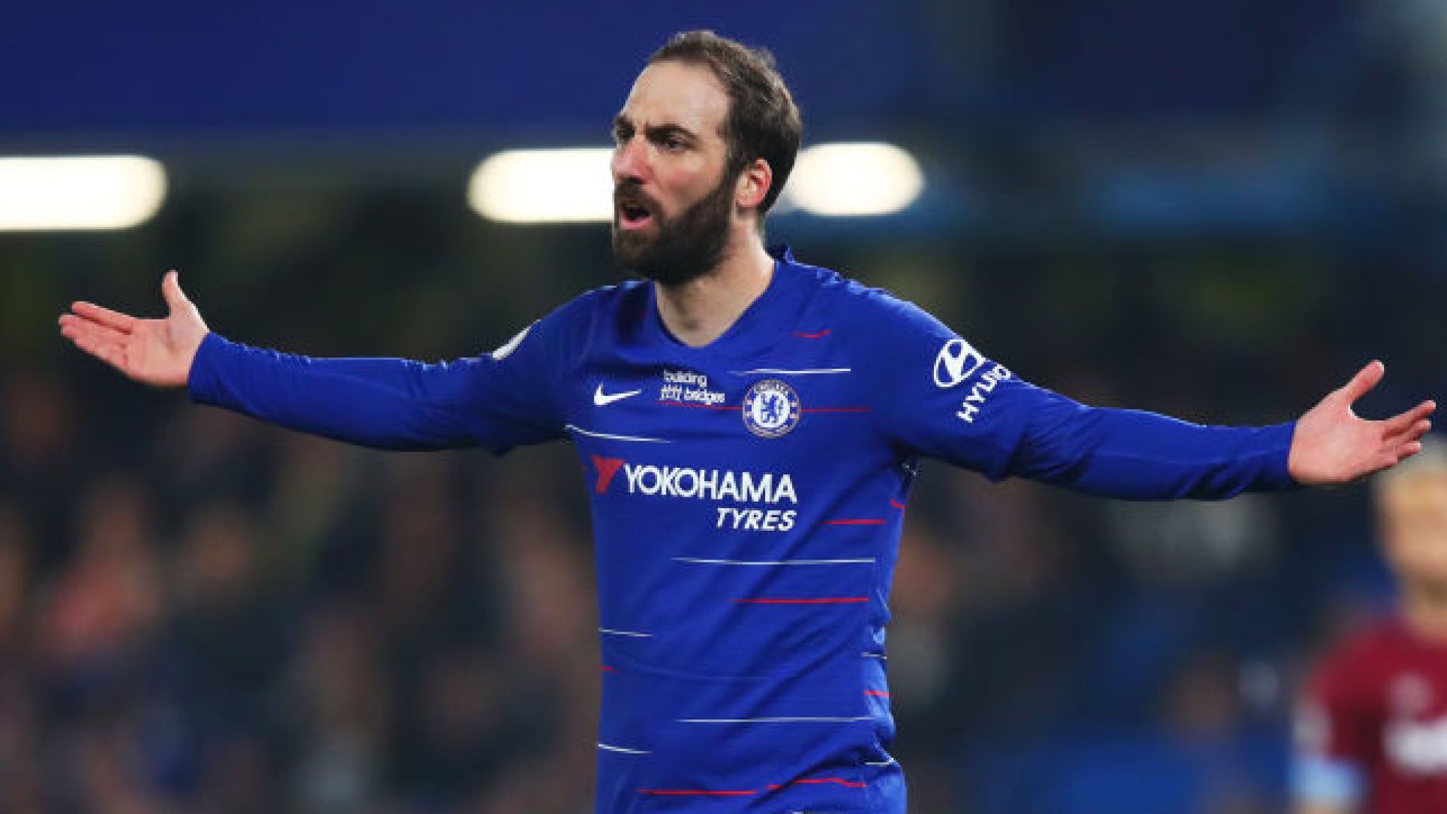 Gonzalo Higuain Scored Five Goals For Chelsea During - Gonzalo Higuain Chelsea - HD Wallpaper 