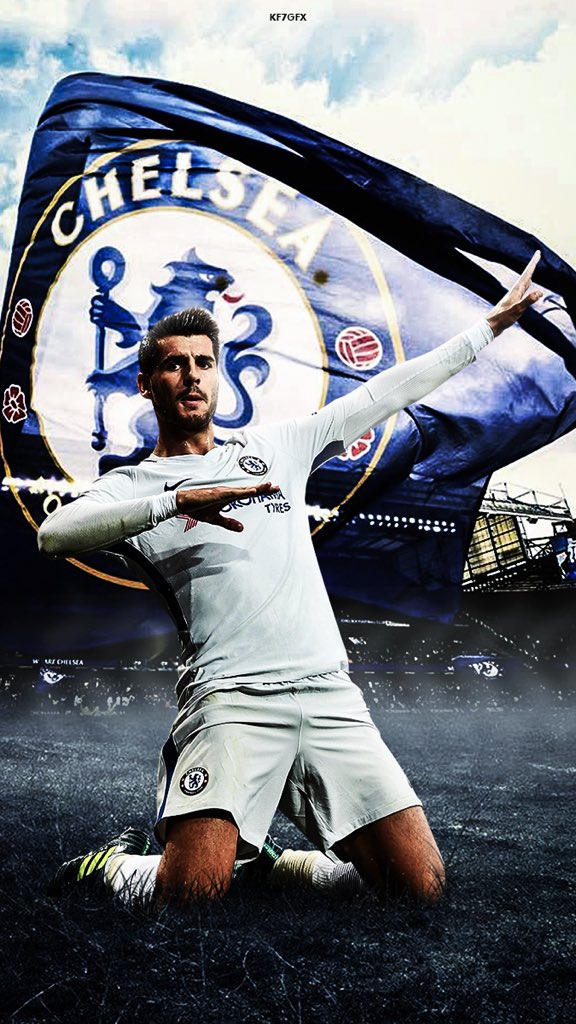 Alvaro Morata Wallpaper Chelsea - HD Wallpaper 