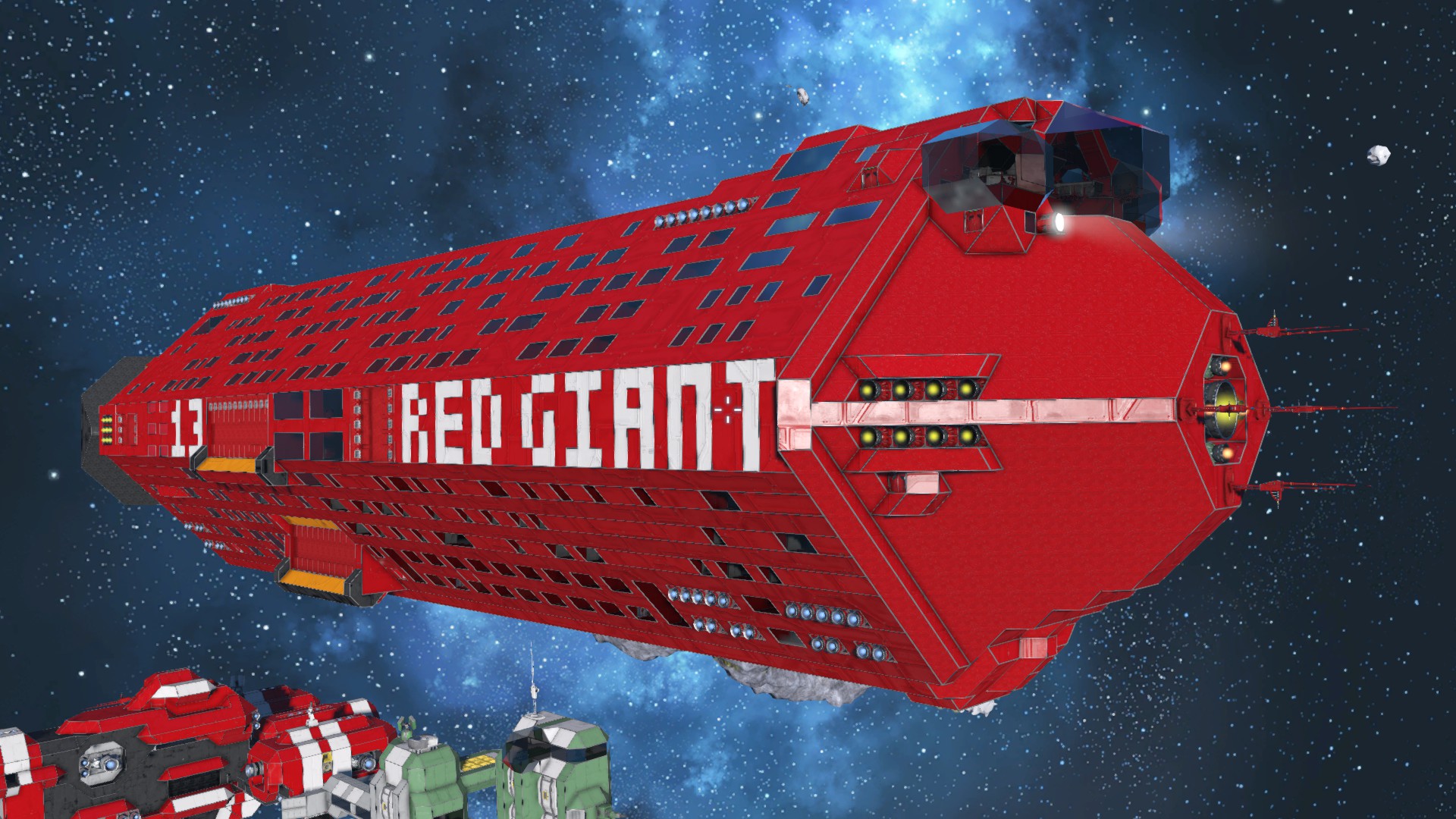 Space Engineers Big Red - HD Wallpaper 