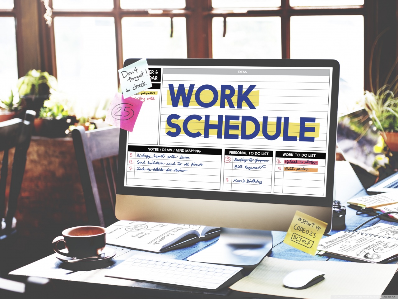 Organize Time In An Office - HD Wallpaper 