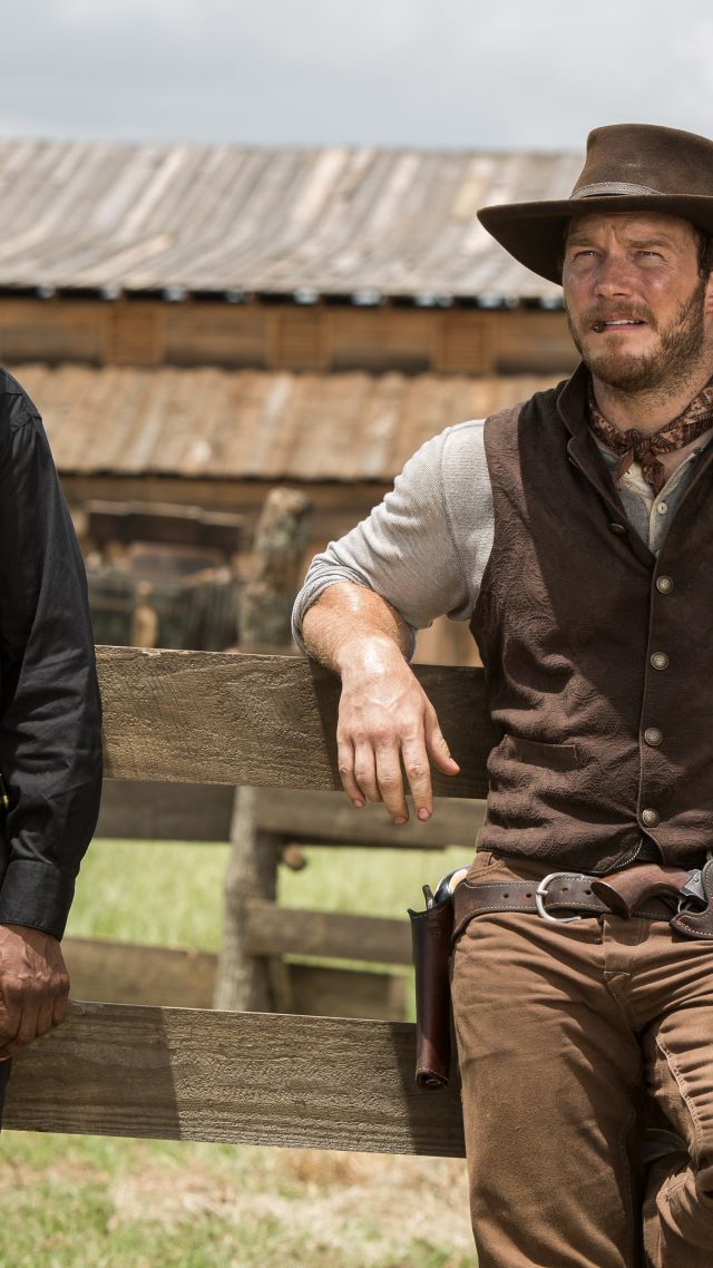 The Magnificent Seven, Denzel Washington, Chris Pratt - Chris Pratt The Magnificent Seven - HD Wallpaper 
