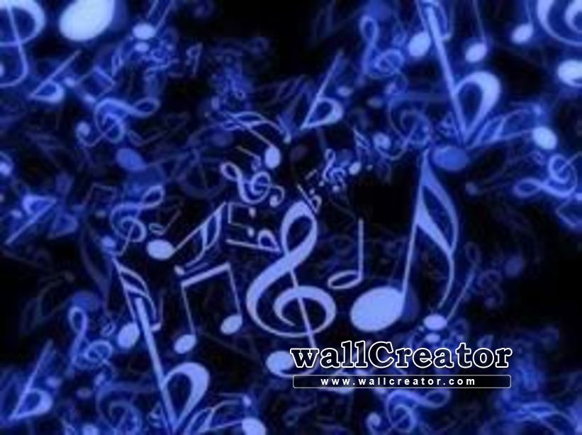 Music Is My Life - Music Notes Background - HD Wallpaper 