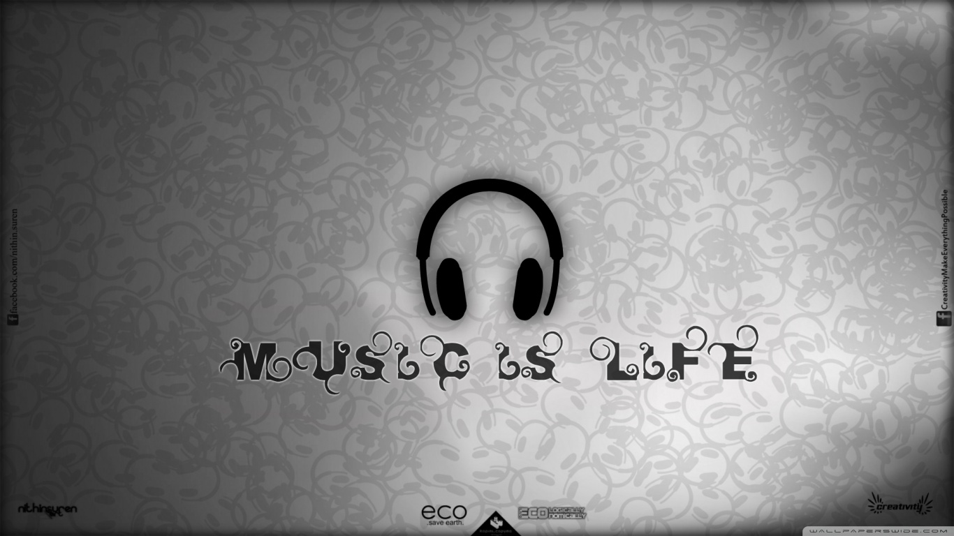 Hd Music Is Life - HD Wallpaper 