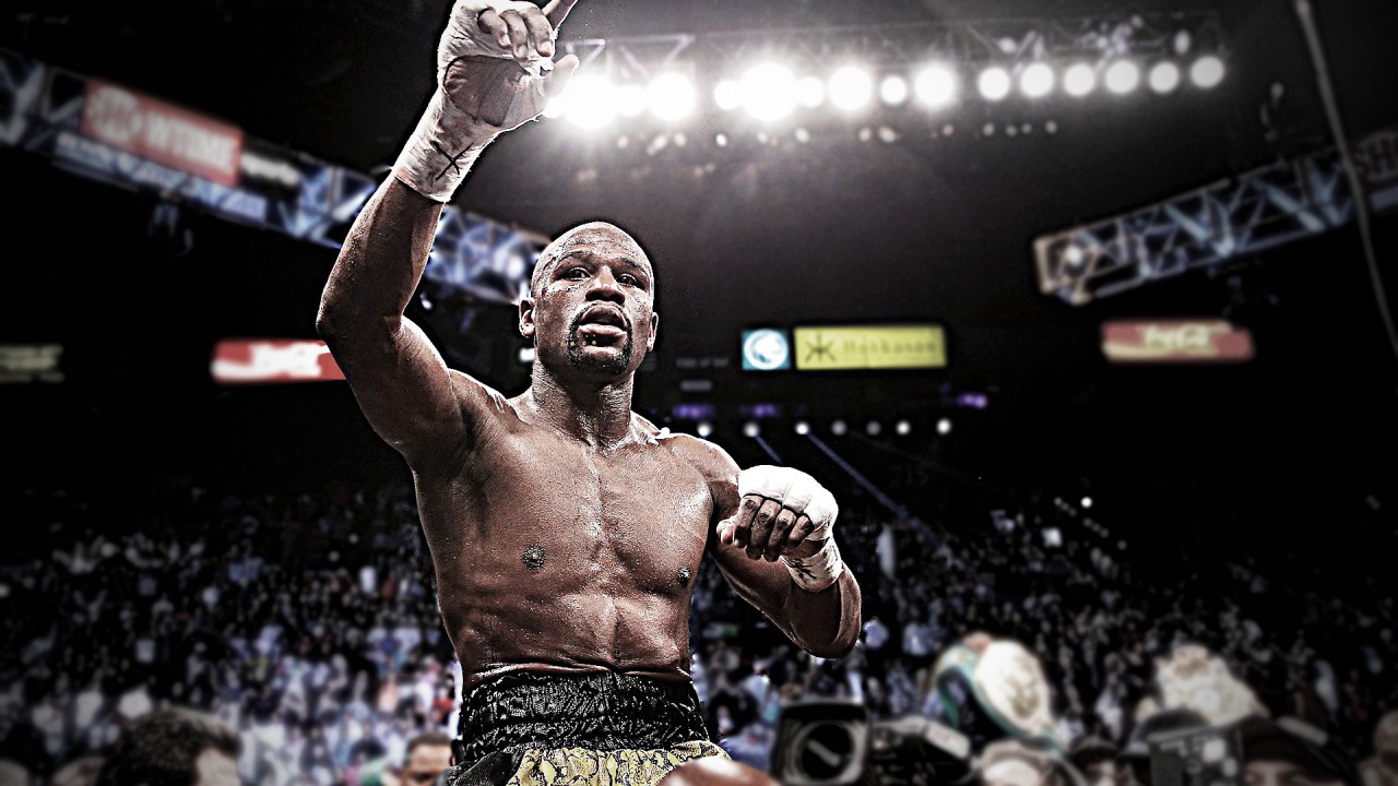 Floyd Mayweather Jr 2015 Boxing Wallpaper - Floyd Mayweather After A Win - HD Wallpaper 