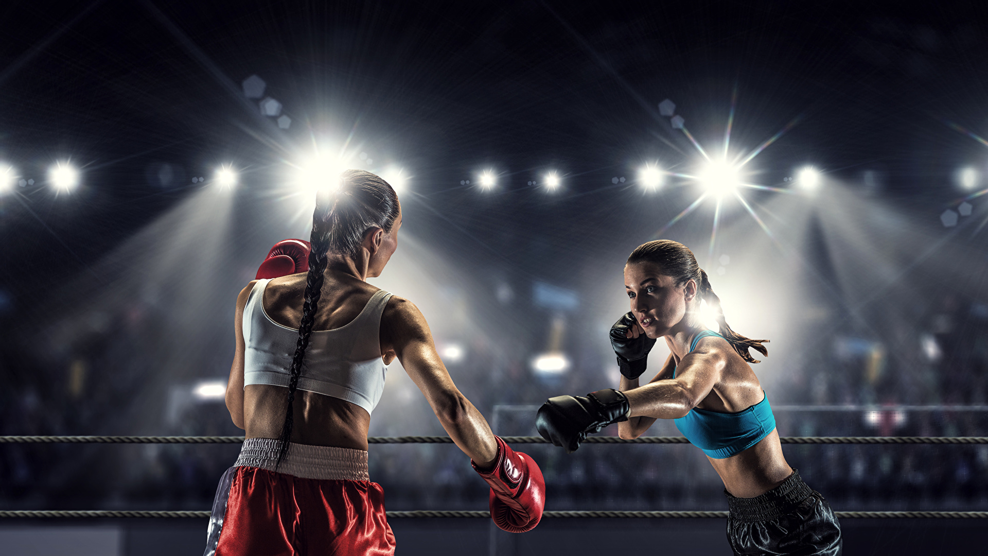 Girls Boxing - HD Wallpaper 