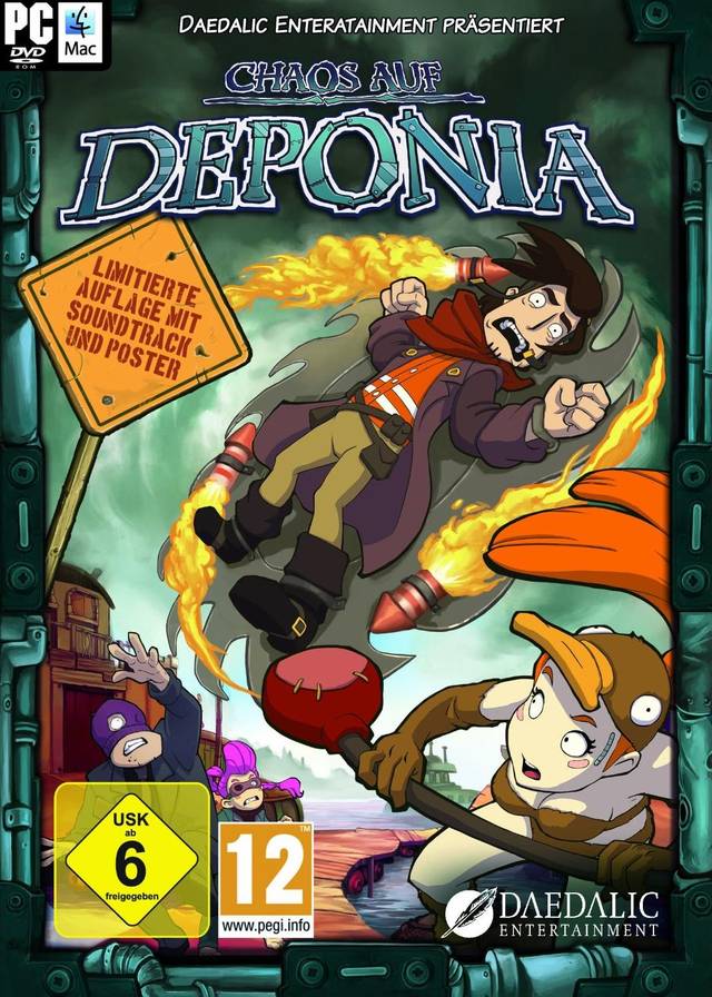 Boxart - Chaos On Deponia Pc Cover - HD Wallpaper 