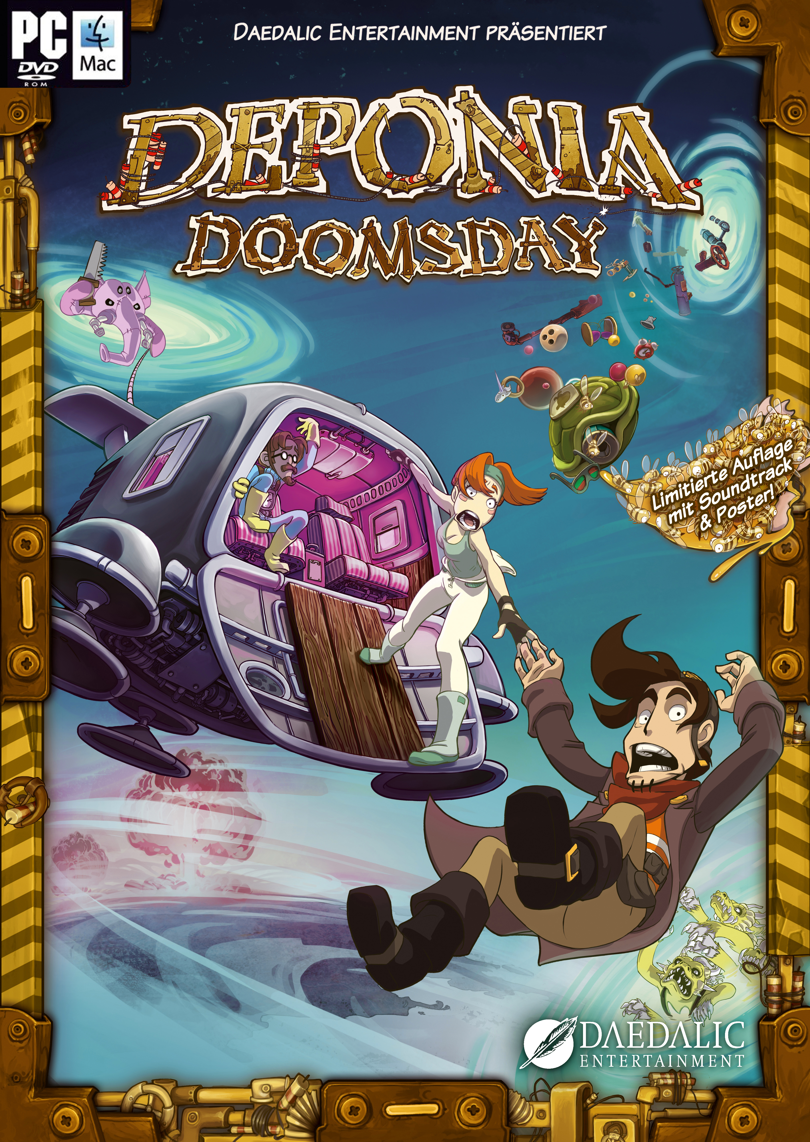 Deponia Doomsday Cover - HD Wallpaper 