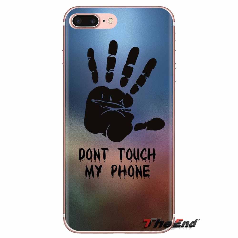 Dont Touch My Phone Wallpaper Soft Transparent Cases - Dont Touch My Phone Wallpaper Hd - HD Wallpaper 