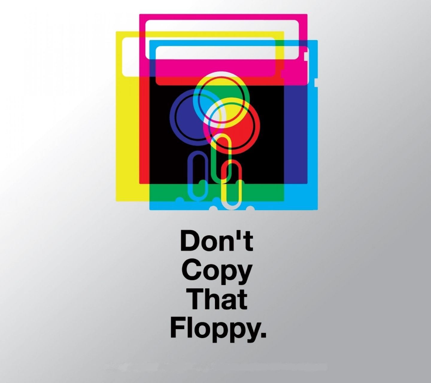 Don T Copy That Floppy Logo - HD Wallpaper 