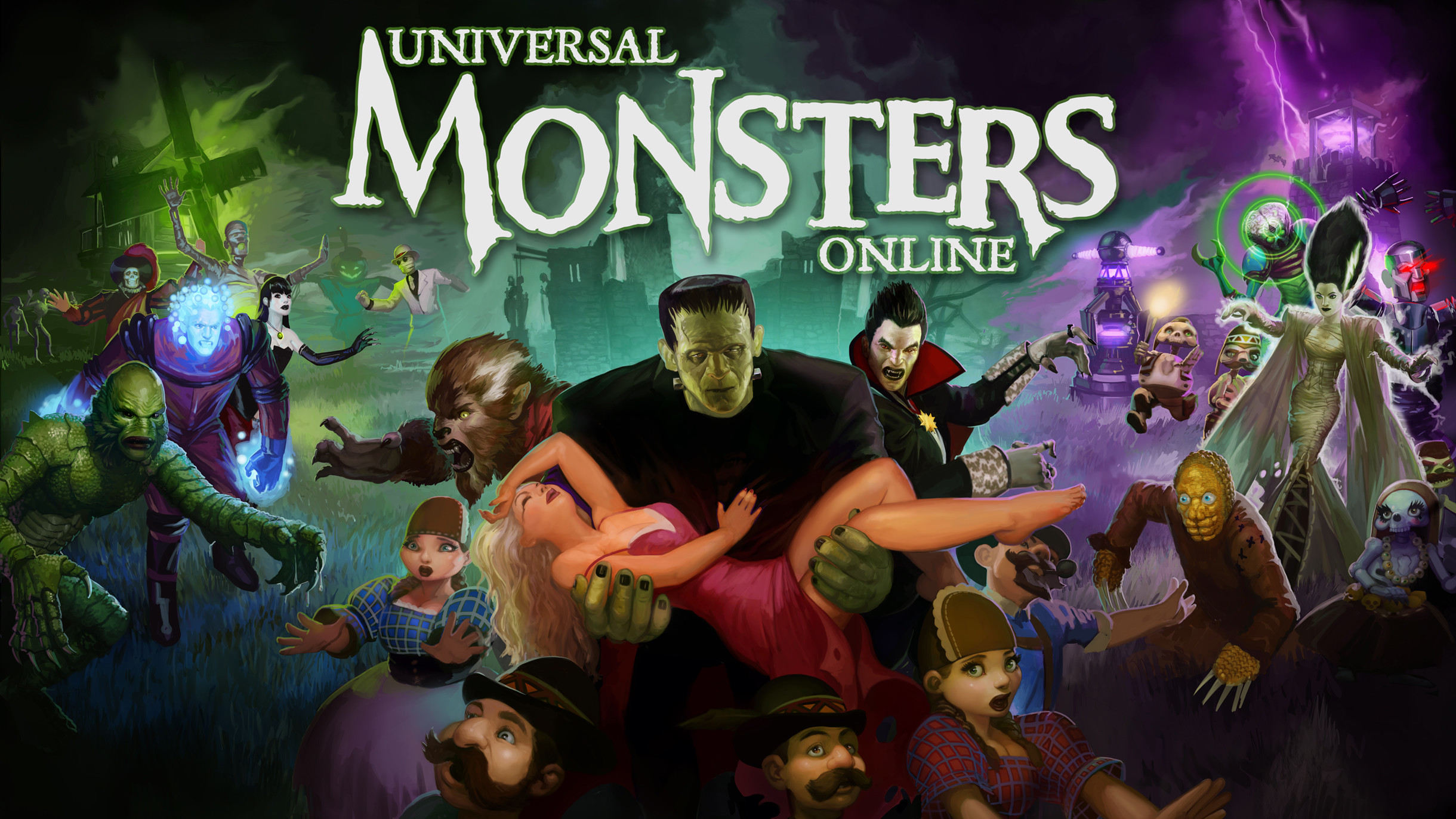 Universal Monsters Logo On Universal Monsters 
 Data-src - Universal Monsters Dark Universe - HD Wallpaper 
