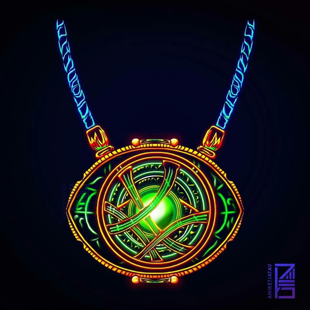 Eye Of Agamotto Pixel Art - HD Wallpaper 