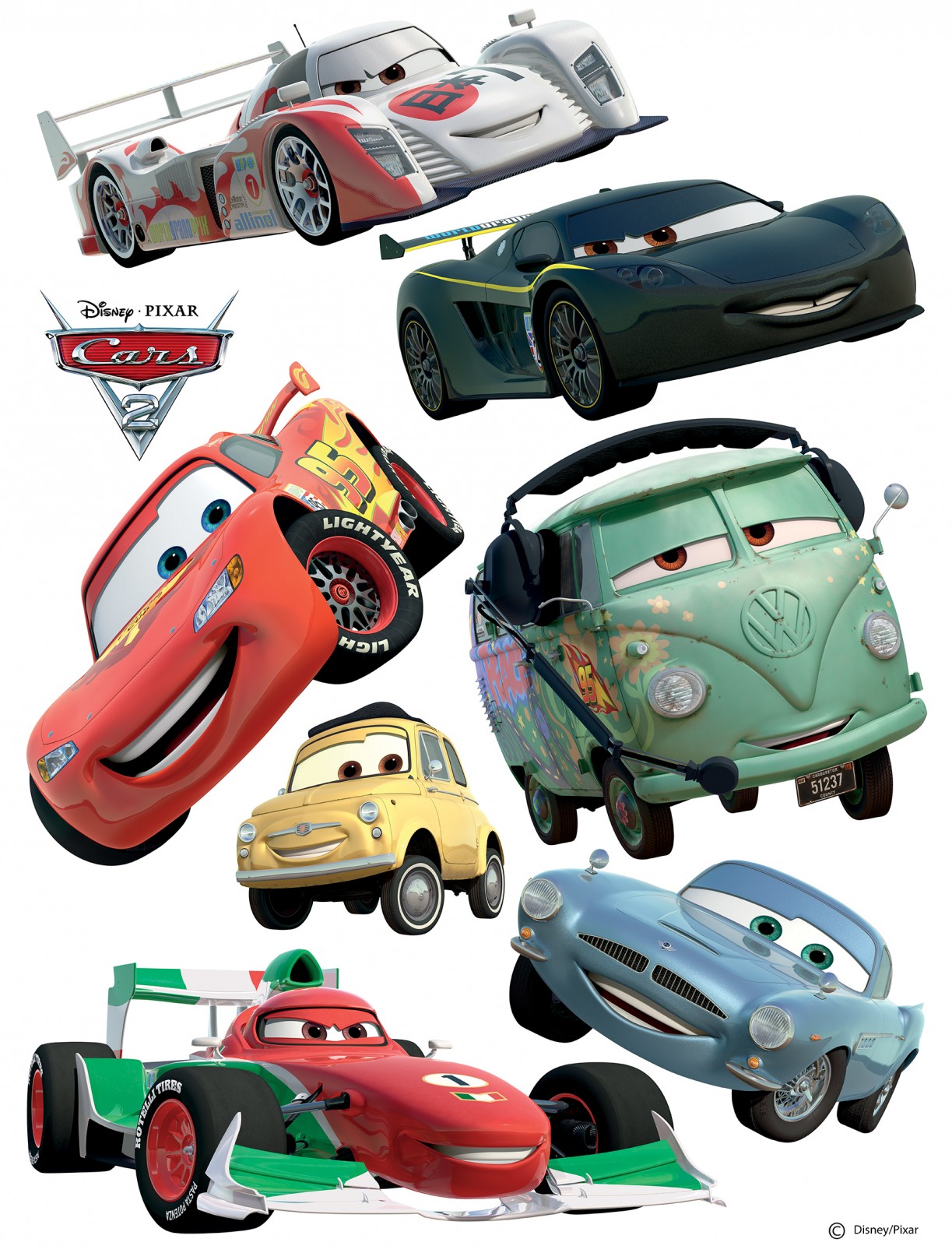 Tutti I Personaggi Di Cars - HD Wallpaper 