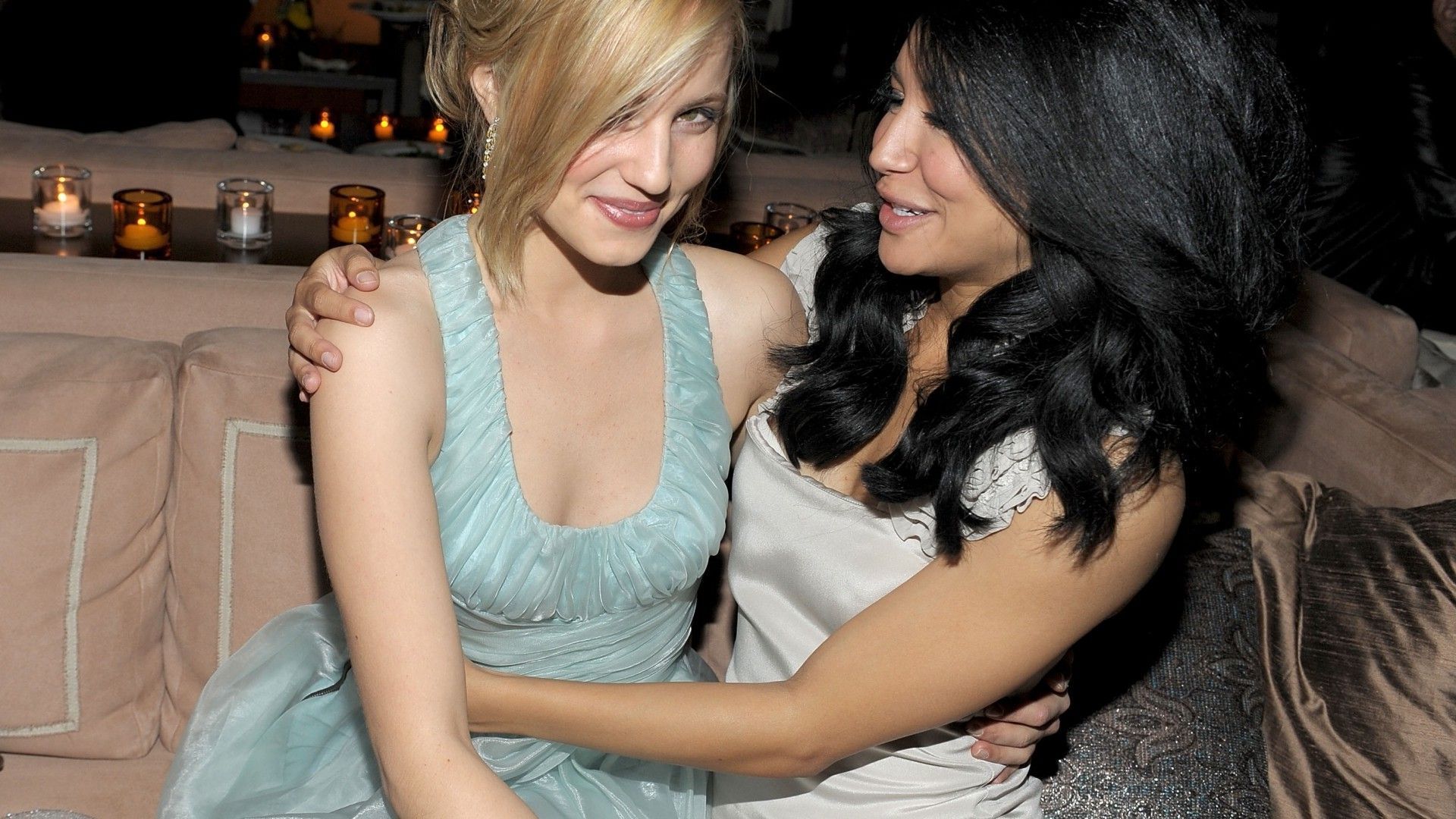 Dianna Agron And Naya Rivera - HD Wallpaper 