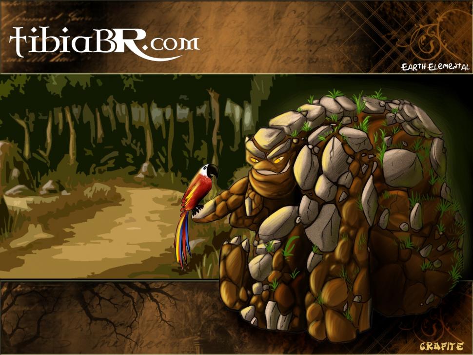 Tibia, Pc Gaming, Rpg, Creature, Drawing, Bird Wallpaper,tibia - Tibia Fanart - HD Wallpaper 