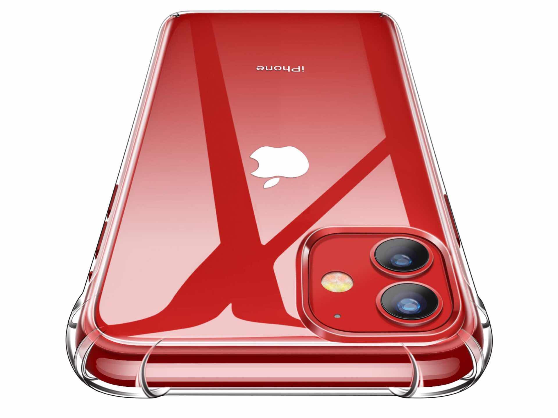 Canshn Crystal Clear Case For Iphone - Product Red Case Iphone 11 - HD Wallpaper 